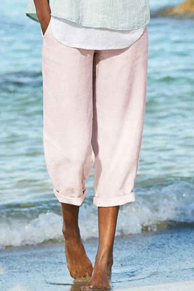 Finda - lässige und stylische leinen hose