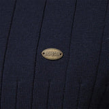 Philipp – klassischer pullover mit halbem reibverschluss