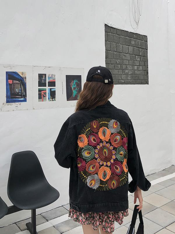 MERLA - Lässige und stylische Jacke im Denim-Look für Frauen