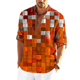 Adrian - Farbiges Stehkragenhemd