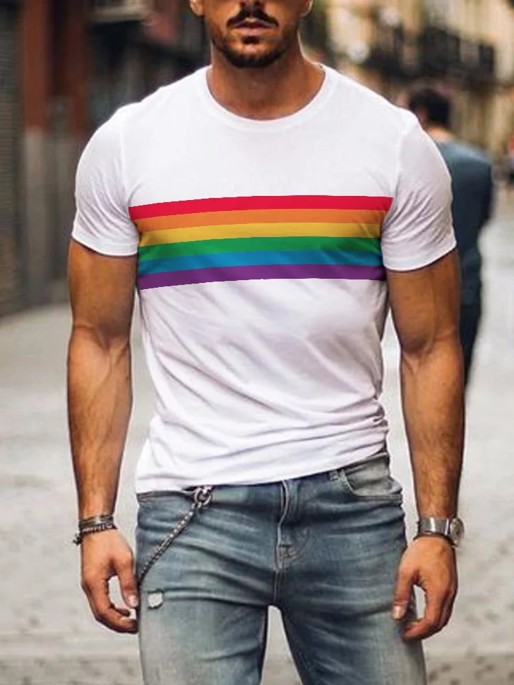 Jorge - pride regenbogen shirt