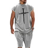 Dardan - das stylische set aus shirt und shorts für männer