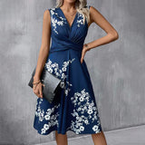 Zara - damen knielanges sommerkleid midi