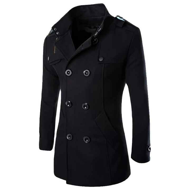 Herrenwohl - exklusiver wintermantel aus feiner wolle