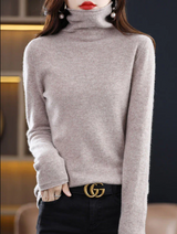 Helena Winter-Chic - rollkragenpullover aus reiner wolle für stilvolle eleganz