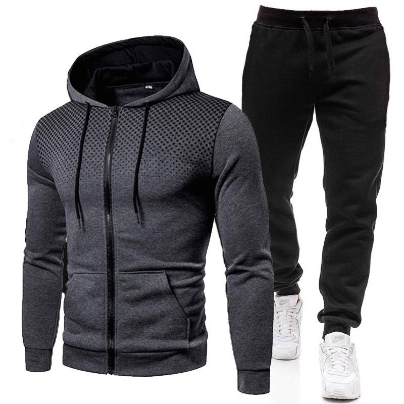Darwin - trainingsanzugs-set aus hose und jacke mit zipper
