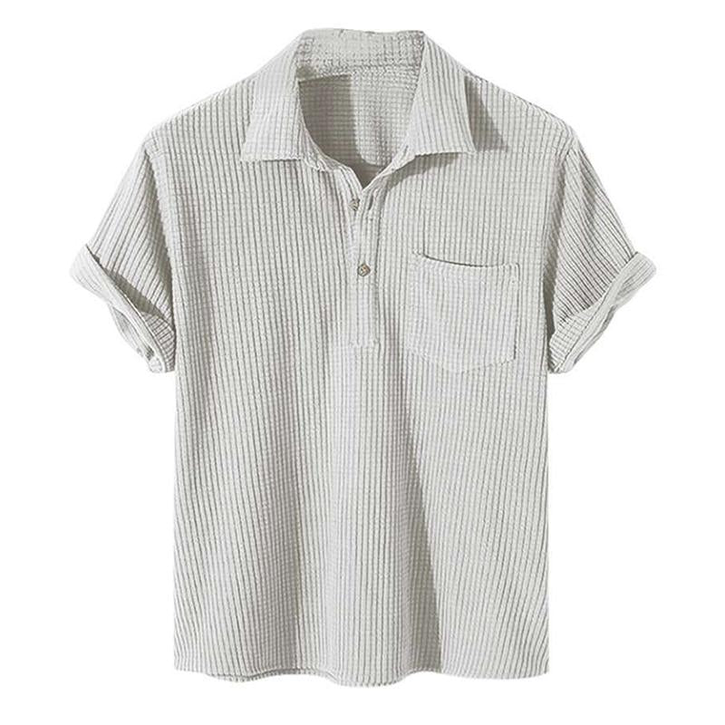 Janus - lockeres shirt in waffle design für den sommer