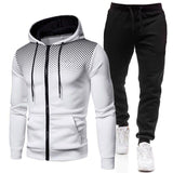 Darwin - trainingsanzugs-set aus hose und jacke mit zipper