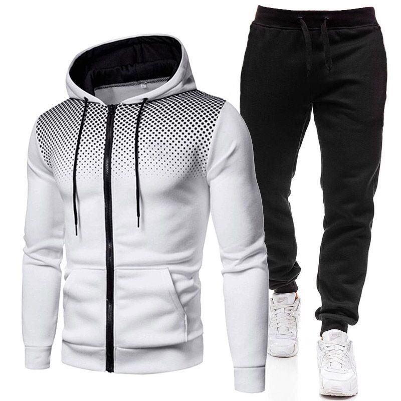 Darwin - trainingsanzugs-set aus hose und jacke mit zipper
