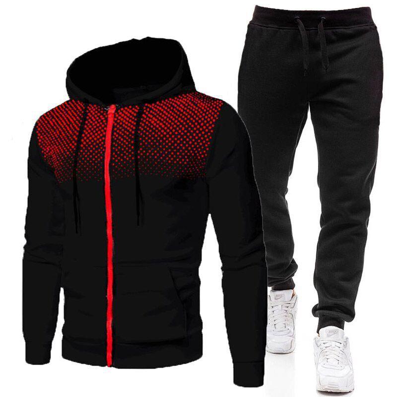 Darwin - trainingsanzugs-set aus hose und jacke mit zipper