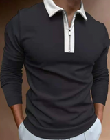 CHRISY - Das elegante und Langarm-Poloshirt