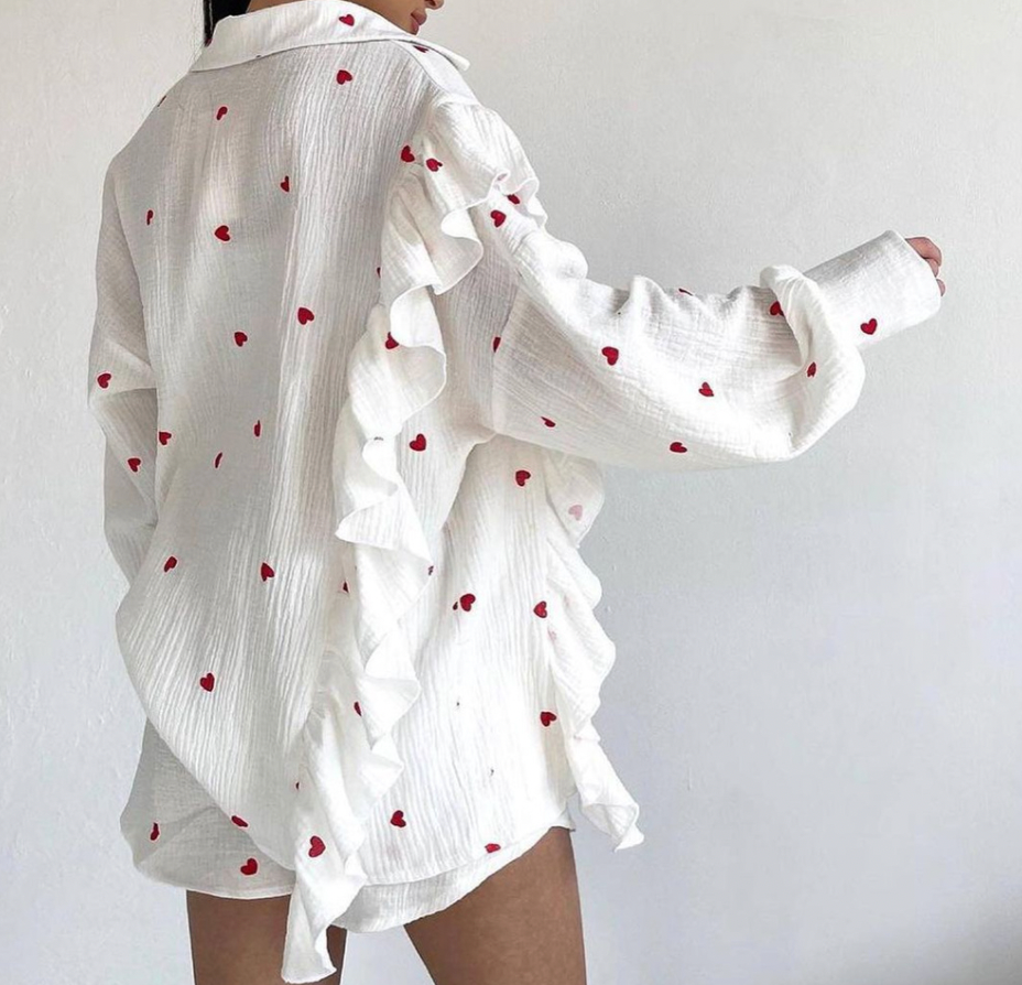 HEARTLY - Das stylische und Set mit Hemd und Shorts