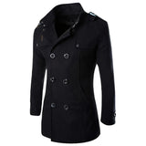 Herrenwohl - exklusiver wintermantel aus feiner wolle