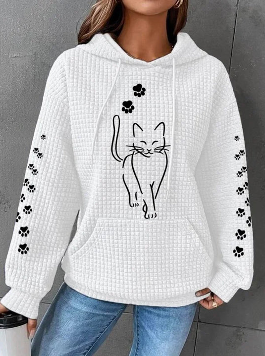 Maya l bequemer und warmer kapuzenpullover für damen