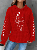 Maya l bequemer und warmer kapuzenpullover für damen