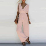 Jesse - Eleganter Damen Jumpsuit mit V-Ausschnitt