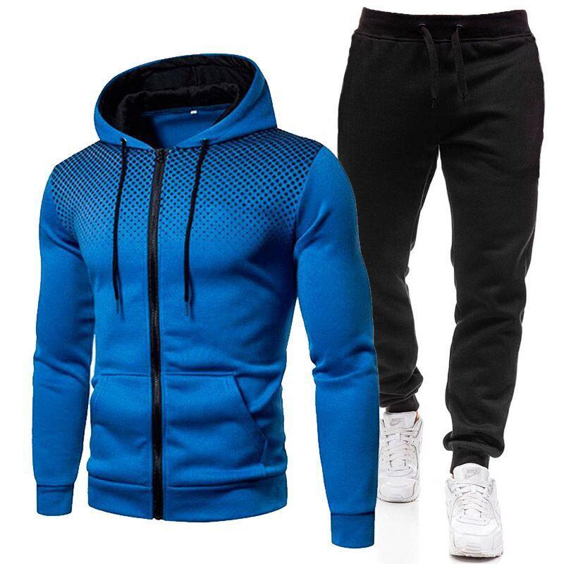 Darwin - trainingsanzugs-set aus hose und jacke mit zipper
