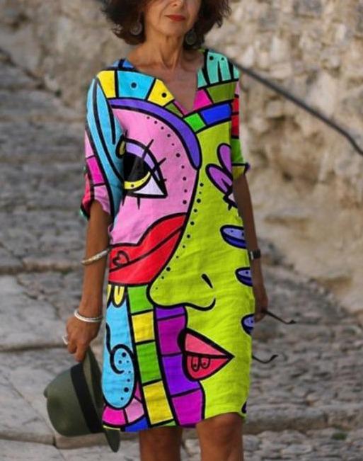 Livia - sehr modisches leinenkleid für frauen