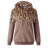 Teddy pullover - extrem warmer und kuscheliger hoodie mit stylischem leopardenmuster für den frühling