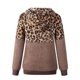 Teddy pullover - extrem warmer und kuscheliger hoodie mit stylischem leopardenmuster für den frühling